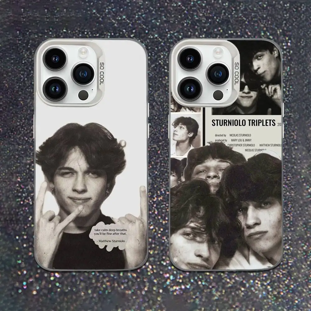 

S-Sturniolo T-Triplets Hot Phone Case For iPhone 16,15,14,13,12,11,Mini,Pro,XS,SE,MAX White Matte Shockproof Cover