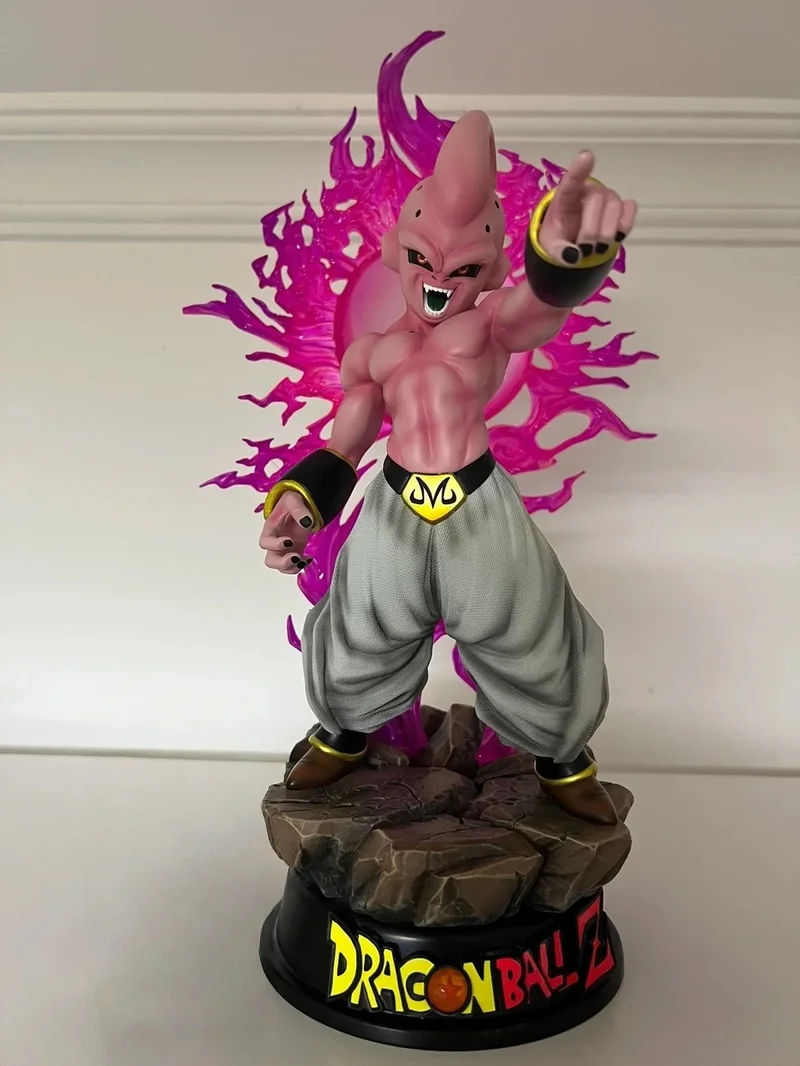 37 سنتيمتر أنيمي لعبة دراغون بول بو الشكل ماجين بو بو بولي كلوريد الفينيل عمل أرقام مصباح ليد تحصيل نموذج ماجينبو الاطفال هدية تمثال اللعب #1