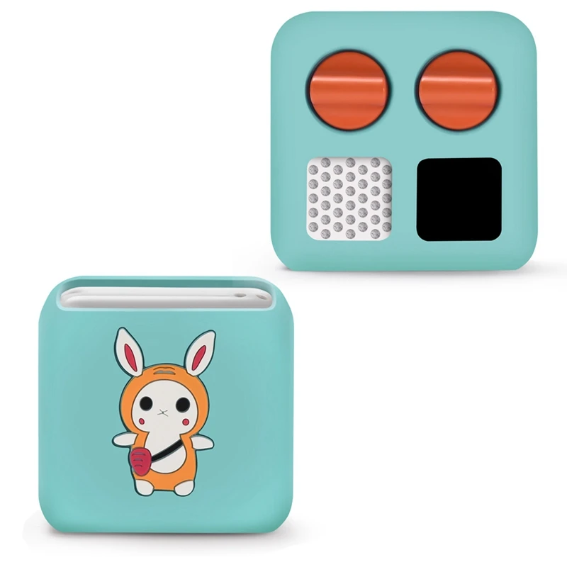 For Yoto Mini Protective Case Kids Audio Player Protective Case Storyteller Player Silicone Protective Case ,Light Green