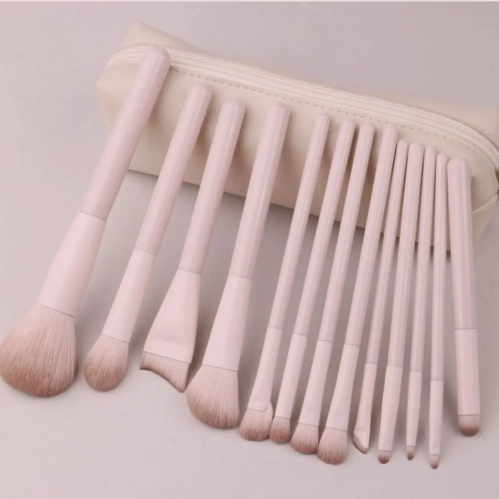 13/10/7 Stuks Make-up Kwastenset met Zachte Haartjes, Foundationkwast, Concealerkwast, Cosmetische Beauty Tool Kit, Blending met Opbergtas