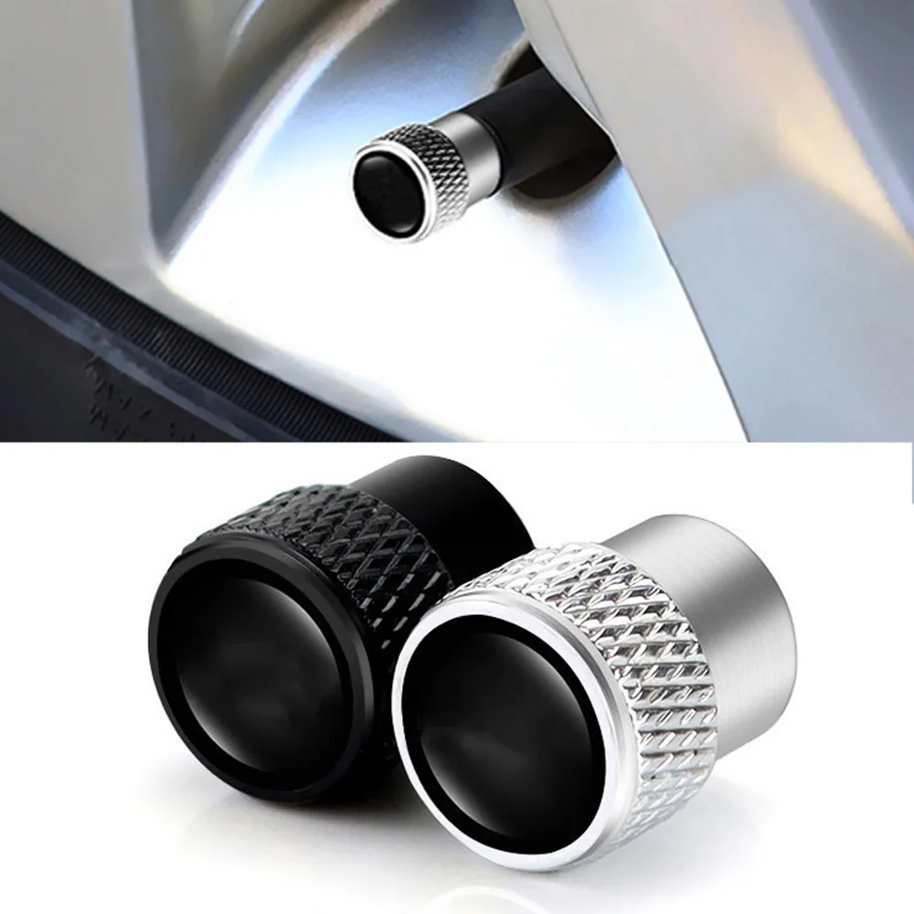 Car Tyre Air Pressure Caps Car Wheel Tire Valve Stem Cap Aluminum Alloy Tire Accessories Universal Airtight Cover For VW CC