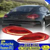 Accessoires de voiture feu arrière LED pour Porsche Panamera 970.2 feux arrière assemblage 2014-2016 démarrage feux dynamiques clignotants 2