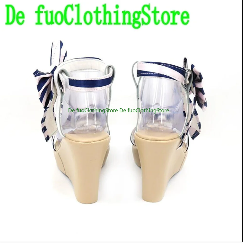 DefuoClothing Blue Archive Shirasu Azusa Cosplay Shoes Boots GameAnime Game Role-playing Halloween Party Props Shoes Boots