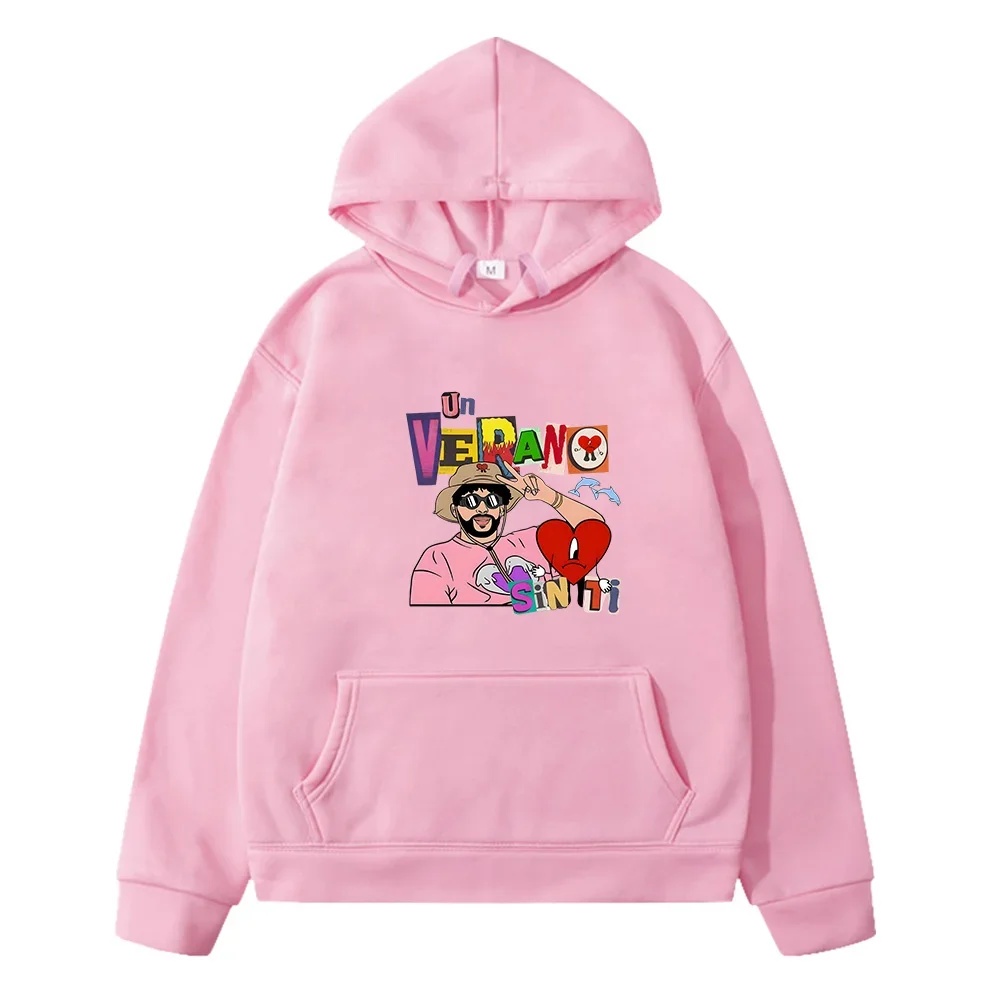 Bad Bunny New Album Nadie Sabe Lo Que Va Pasar Manana Children's Hoodies Cartoon Long Sleeve Sweatshirt for Kids Boys Clothes