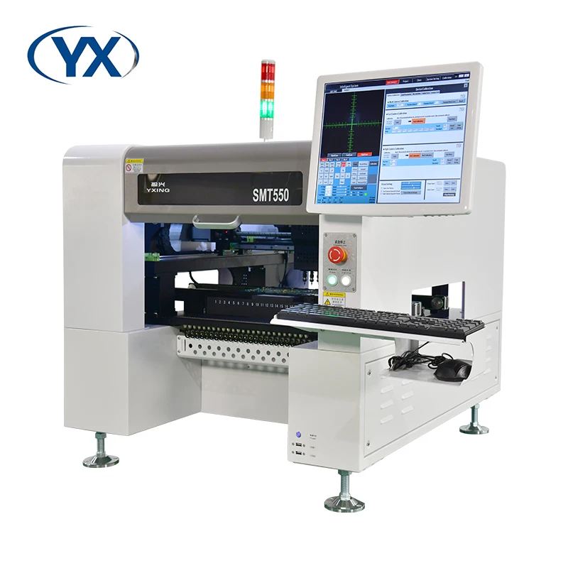 Big Promotion in EU Dependable Performance SMT550 PCB Machine with Servo Motor and Screw Guide Chip Mounter Equipment