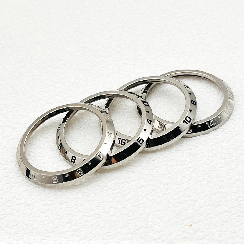 La lunetta della cassa dell'orologio in acciaio inossidabile Seiko 316L adatta per la cassa dell'orologio SKX007 subacquei ruota la lunetta di riparazione dell'orologio da uomo impermeabile