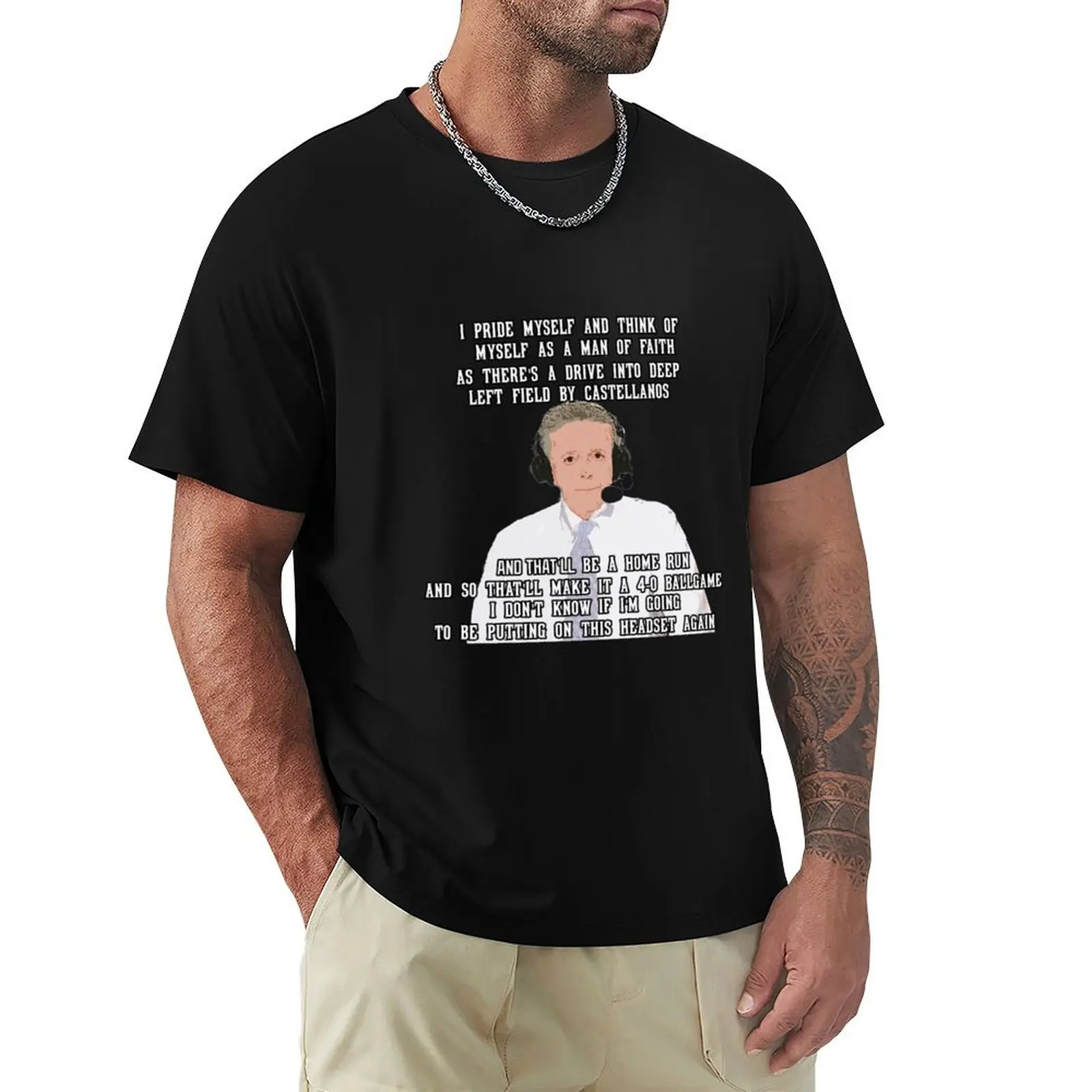 Camiseta deportiva Thom Brennaman Castellanos Home Run Call Art, camiseta deportiva que absorbe el sudor