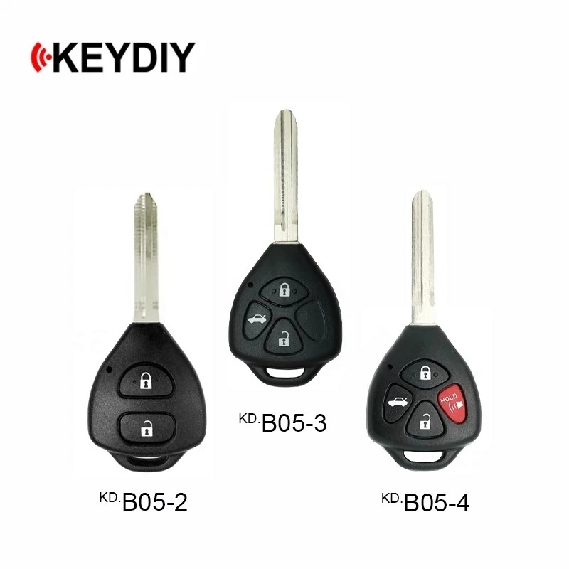 KEYDIY KD B05-2 B05-3 B05-4 Remote KD900/KD200//URG200 KD-X2/MAX/KD MINI Key Programmer B Series Remote Control B05 For Toyota