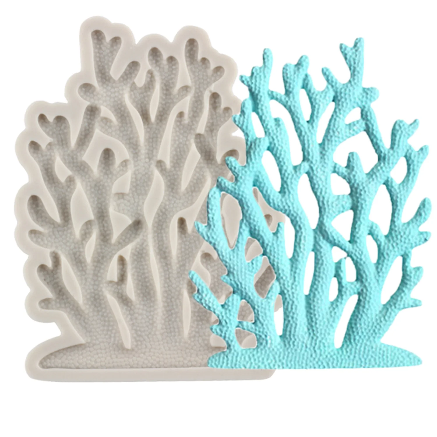 Coral Silicone Mold Cake Border Fondant Mould DIY Party Cake Decorating Tools Chocolate Gumpaste Moulds Cupcake Baking Molds