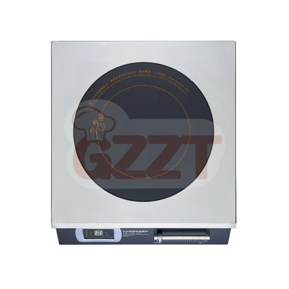 8000 Вт 380 В коммерческая центральная кухня с плоским верхом, индукционная плита, плита, варочная панель, индуктивный нагрев, электрическая индукционная плита 80