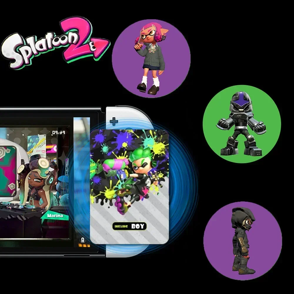 23 splatoons 3 cartão pérola marina callie marie cartão interruptor nfc rfid cartão 2024 todos os novos splatoon 3 nfc tag cartões de jogo para interruptor