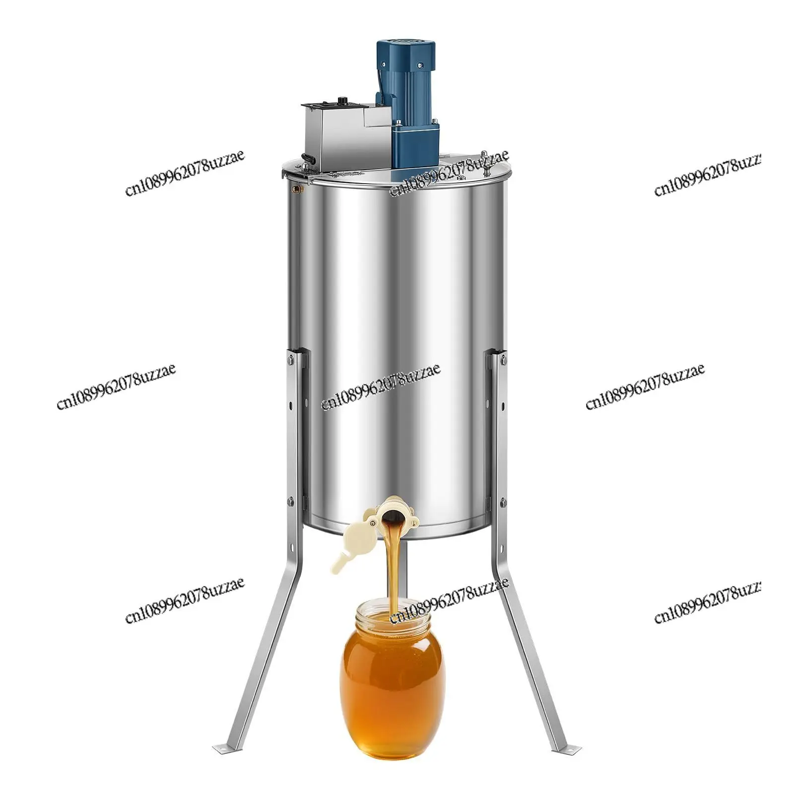 Electric Three-frame Stainless Steel Honey Shaker Honey, Honey Separator with Flowing Honey Port