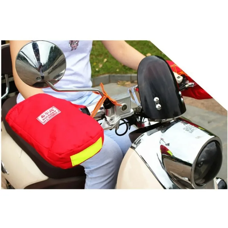 

Ветрозащитные теплые перчатки на руль, зима-осень, уличные велосипедные перчатки, утолщенные перчатки на руль, удобные мотоциклетные перчатки