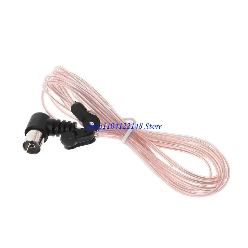 

P9FA FM Indoor for T Antenna 75 Ohm Radio Dipole Aerial F Type Female Plug Wire Cable
