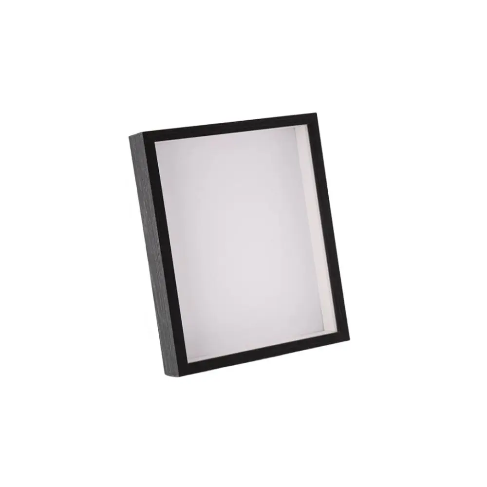 Multi-Size Shadow Box Frame, Natural Wood Display Case