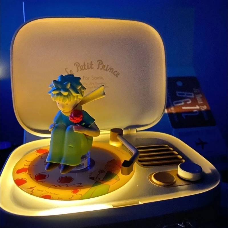 مكبر صوت بلوتوث محمول بتصميم الأمير الصغير - ديكور سطح المكتب، مكبر صوت مناسب للسفر، أفضل هدية لعيد الميلاد وعيد الحب