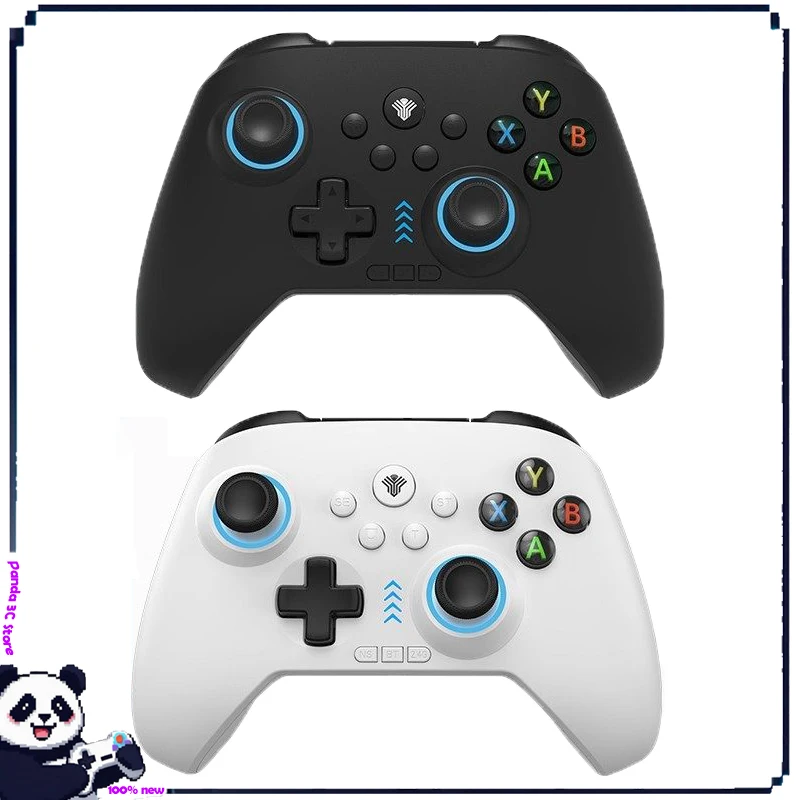 

Игровой контроллер Yuyou 2.4G, беспроводной, Bluetooth, трехрежимный, с RGB-подсветкой, джойстиком Hall, для NS, PC, iOS, Switch, Tesla, Byd, Xbox. Подарки.