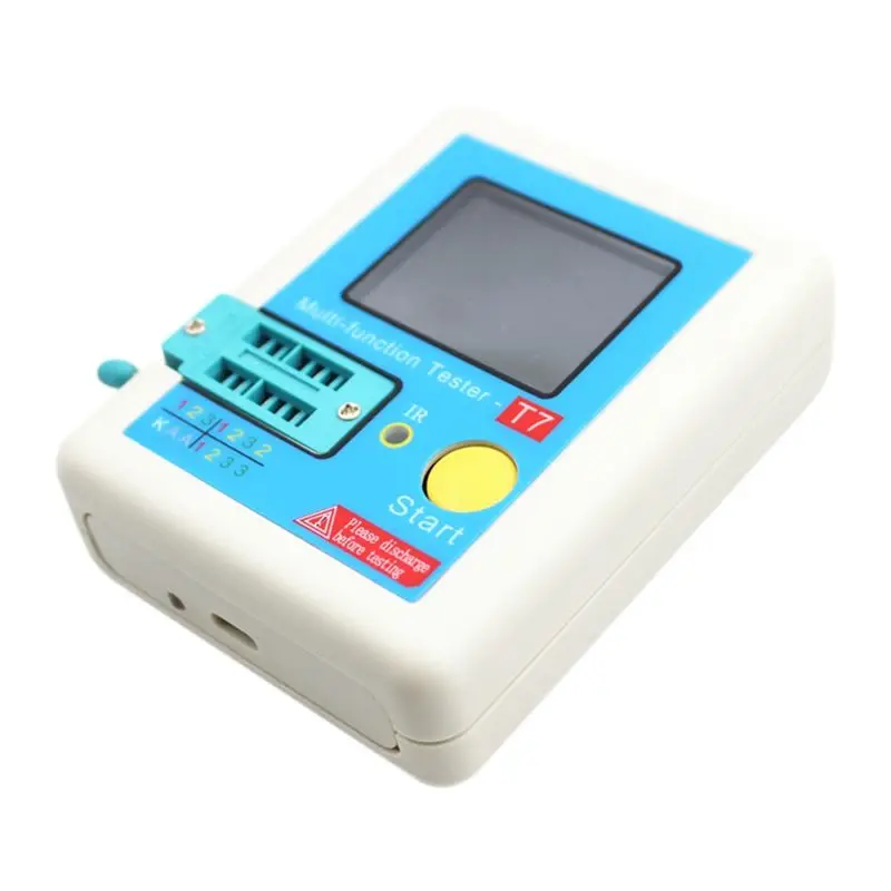 ABHU 1 Set Plastics LCR-T7 Full Color Graphic Display Tester Multi-Function Portable Tester