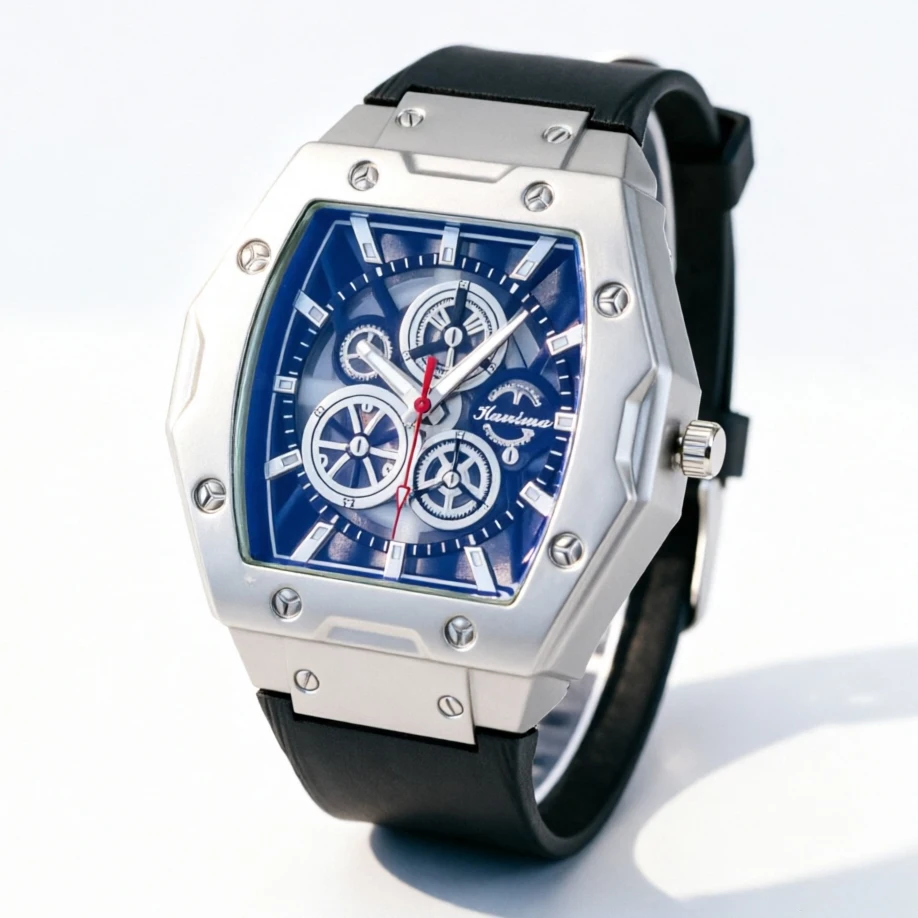 

Men Fashion Hollow Silicone Strap Watch Business Casual Cheap Watches Gift