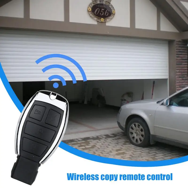 Remote Key Fob Replacement Key Fob Copy Wireless 433Mhz Control Keychain Control Duplicator Replacement Cloning Anti-Theft