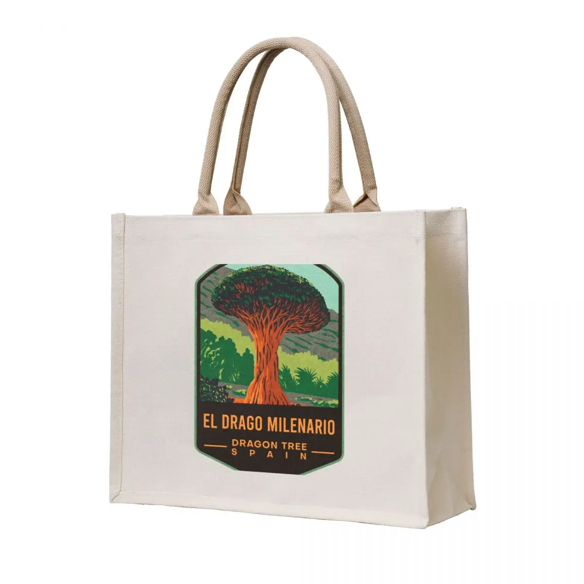 

El Drago Milenario Dragon Tree Spain Tote Bag Canvas shoulder bag canvas tote bag bags woman 2025