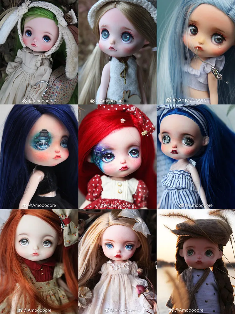 Spot amooooore rubber doll naked doll OOAK is suitable for changing makeup