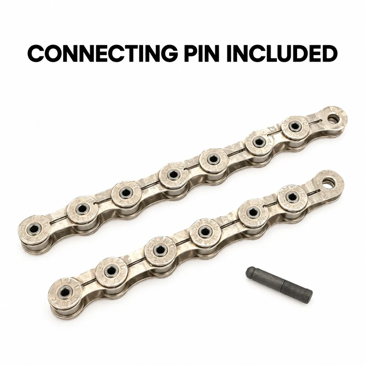 YBN BMX Single Speed Half-Link Chain Heavy Duty for Freestyle Fixie Track Bike Dirt Jump, Street 1/2