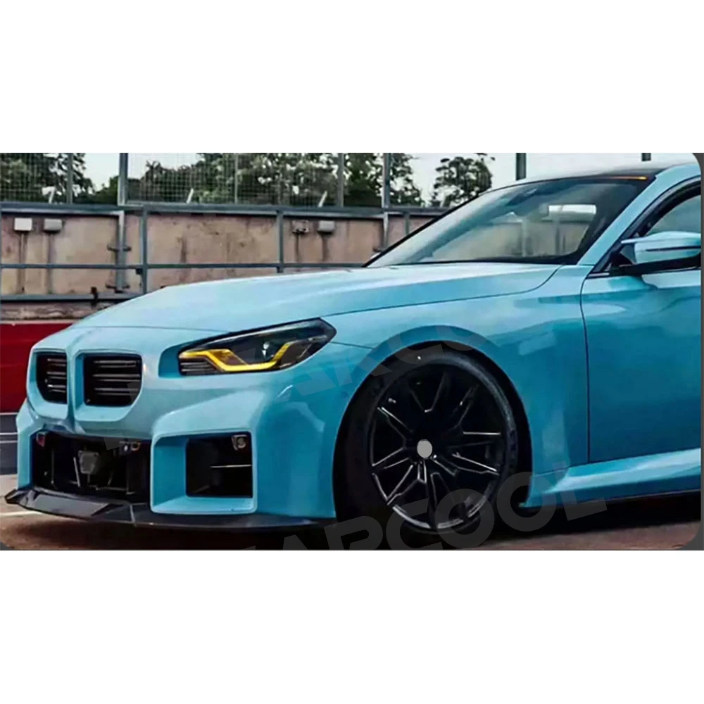 Koolstofvezel Voorlip Kin Spoiler Splitter Body Kits Voor Bmw 2 Series G87 M2 2023 + Frp Auto Voorbumper Uitbreiding Accessoires