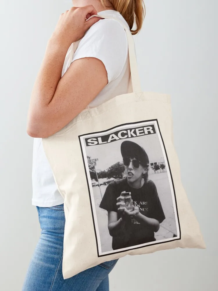 

Slacker movie Tote Bag tote bag canvas reusable shopping bags bags woman 2025 handbag