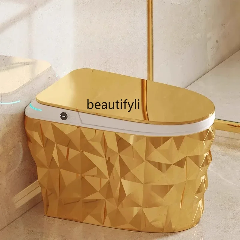 

xxzGolden smart toilet, automatic flip, integrated instant voice siphon toilet, no water pressure limit