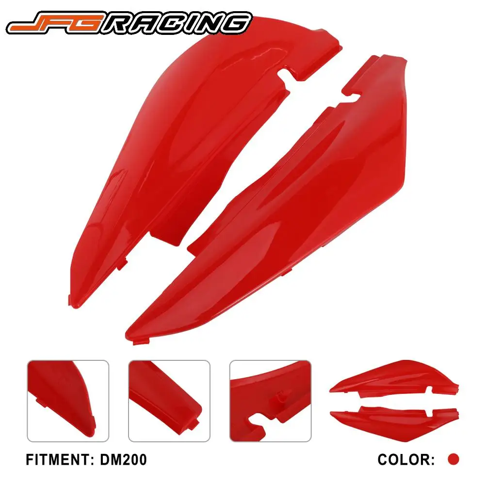 

Motorcycle For DM20 Rear Side Seat Cover Fairing Cowling Frame Guard Tail Wing Mudguard Shell PP Plastic