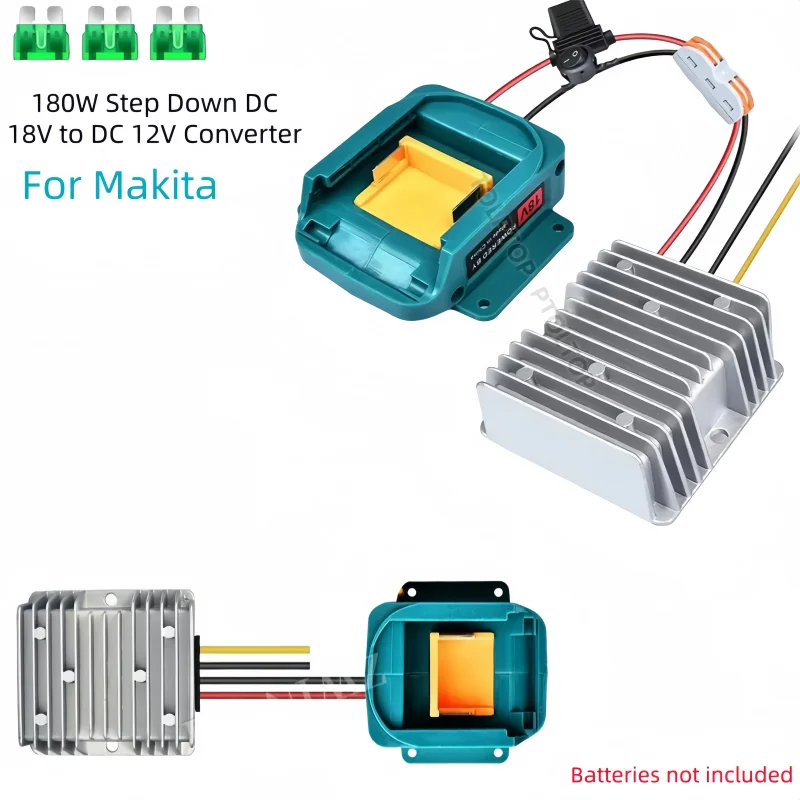 

Новый автоматический понижающе-повышающий преобразователь «сделай сам», регулятор для Makita 18 В, понижающий преобразователь литиевой батареи, адаптер постоянного тока 18 В в постоянный ток 12 В