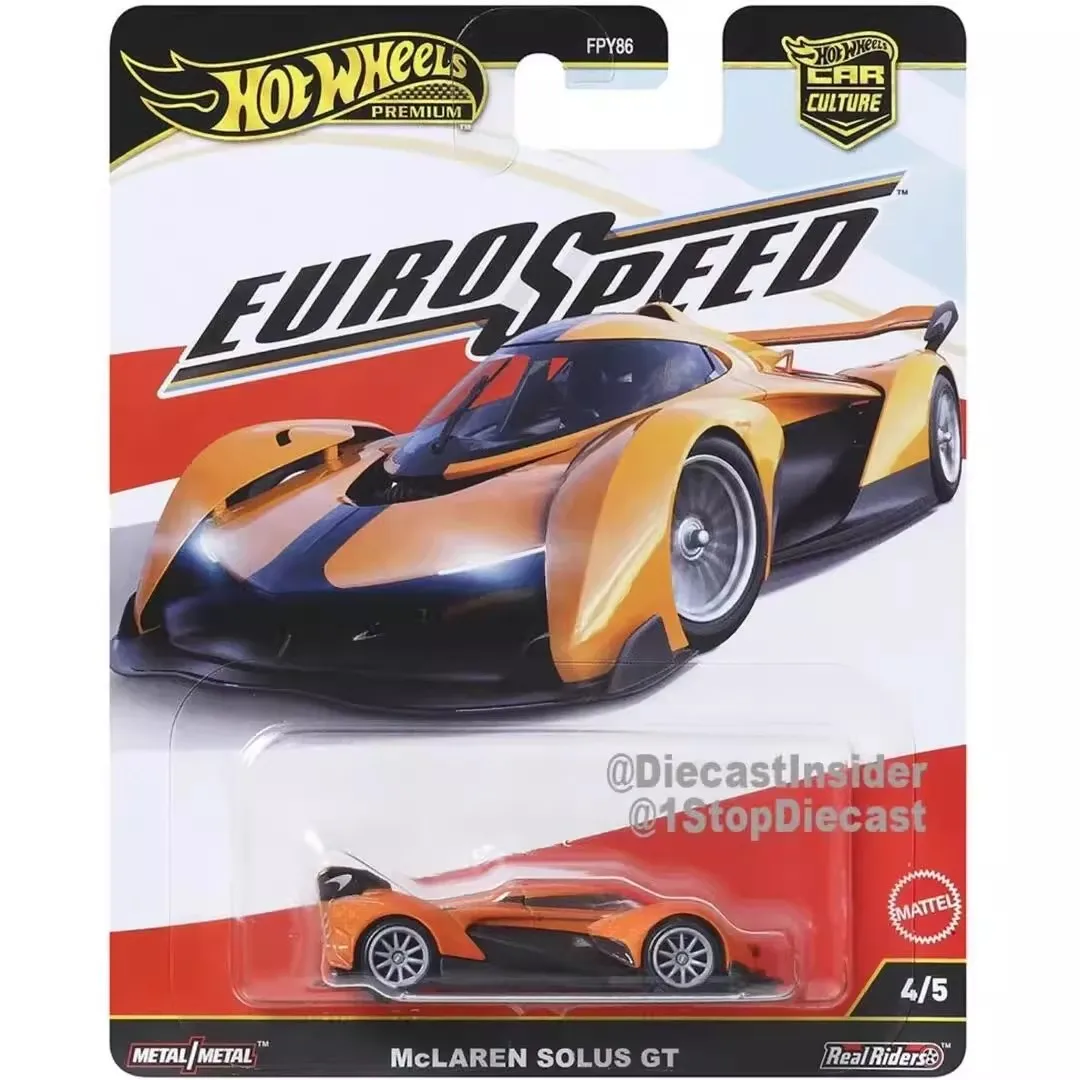2025 Nowy model samochodu Hot Wheels 1/64 Car Culture L Case (Mix 6) Eurospeed Set Die-Cast Model Collection Alloy Car Model Toy Gift