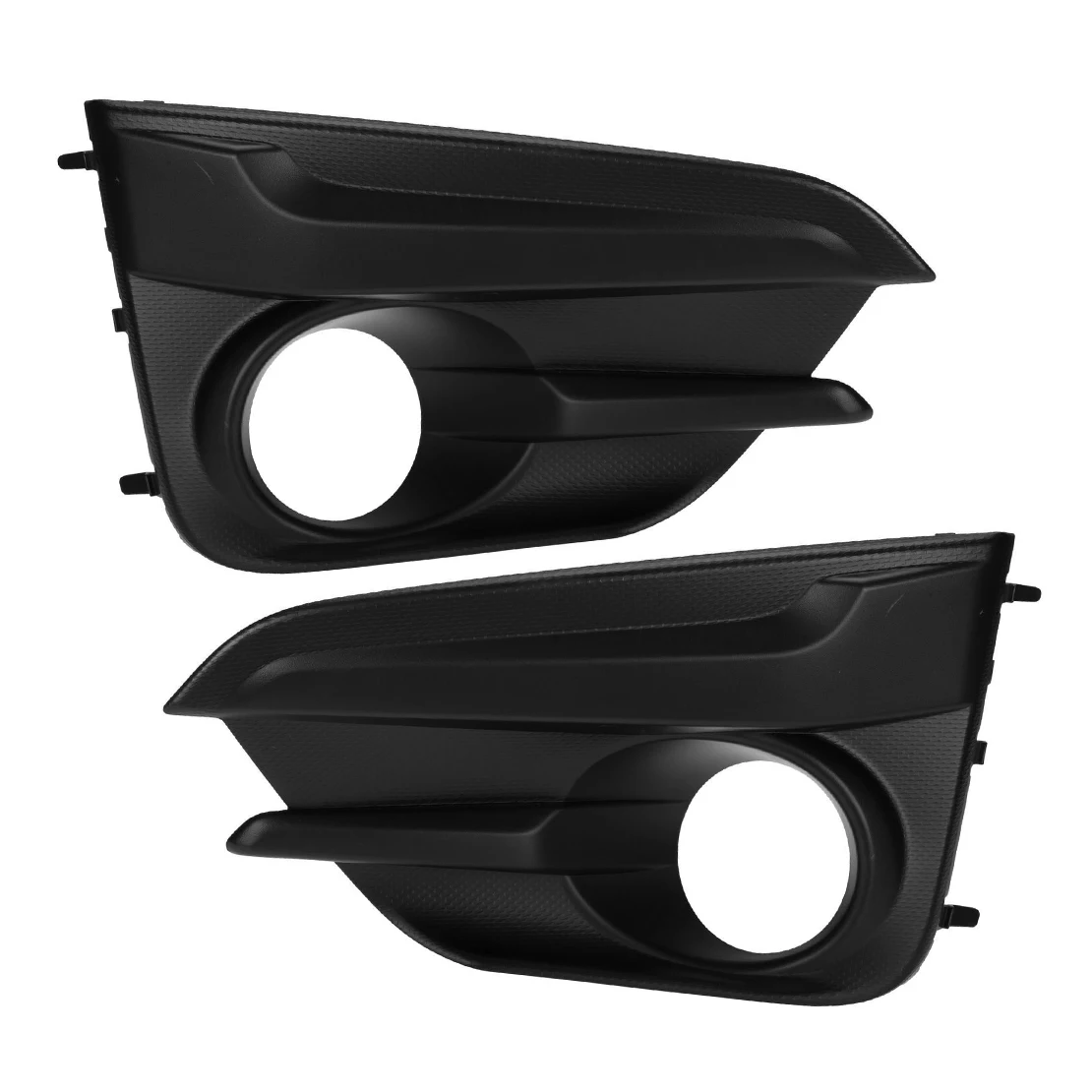 

1 Pair Black Car Front Fog Light Cover Frame Bezel with a Hole ABS Fit for Subaru Impreza 2017 2018 2019 57731FL21A 57731FL20A