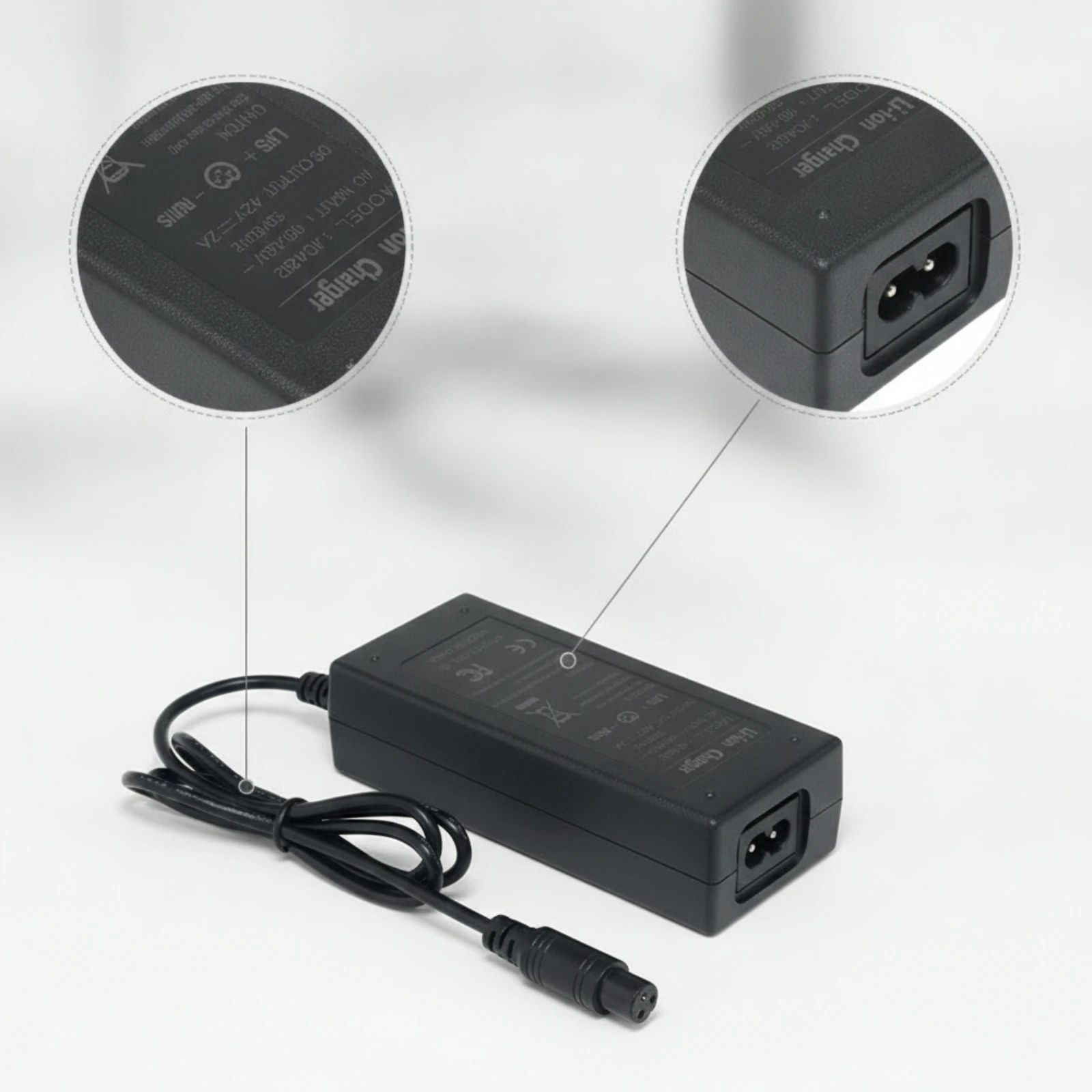 42V 2A Charger Dependable Battery Charger with Indicator Light Easy Carry for Electric Mobility and Balance Board