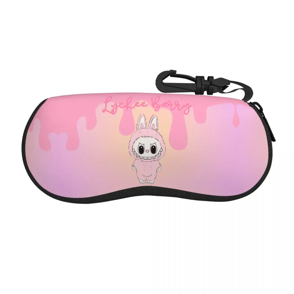 

Custom Kawaii L-Labubued Cute Monsters Shell Eyeglasses Protector Cases Fashion Sunglass Case Glasses Bag