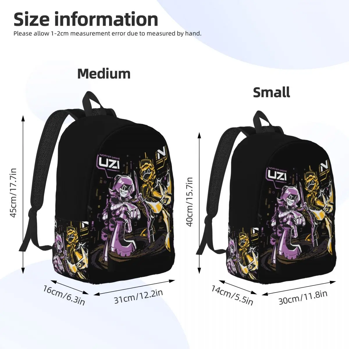 Sac à dos en toile léger pour adolescents, sac à dos de dessin animé, sac pour ordinateur portable pour hommes et femmes, sac de voyage pour lycée, randonnée, série TV, anime, meurtre, drones