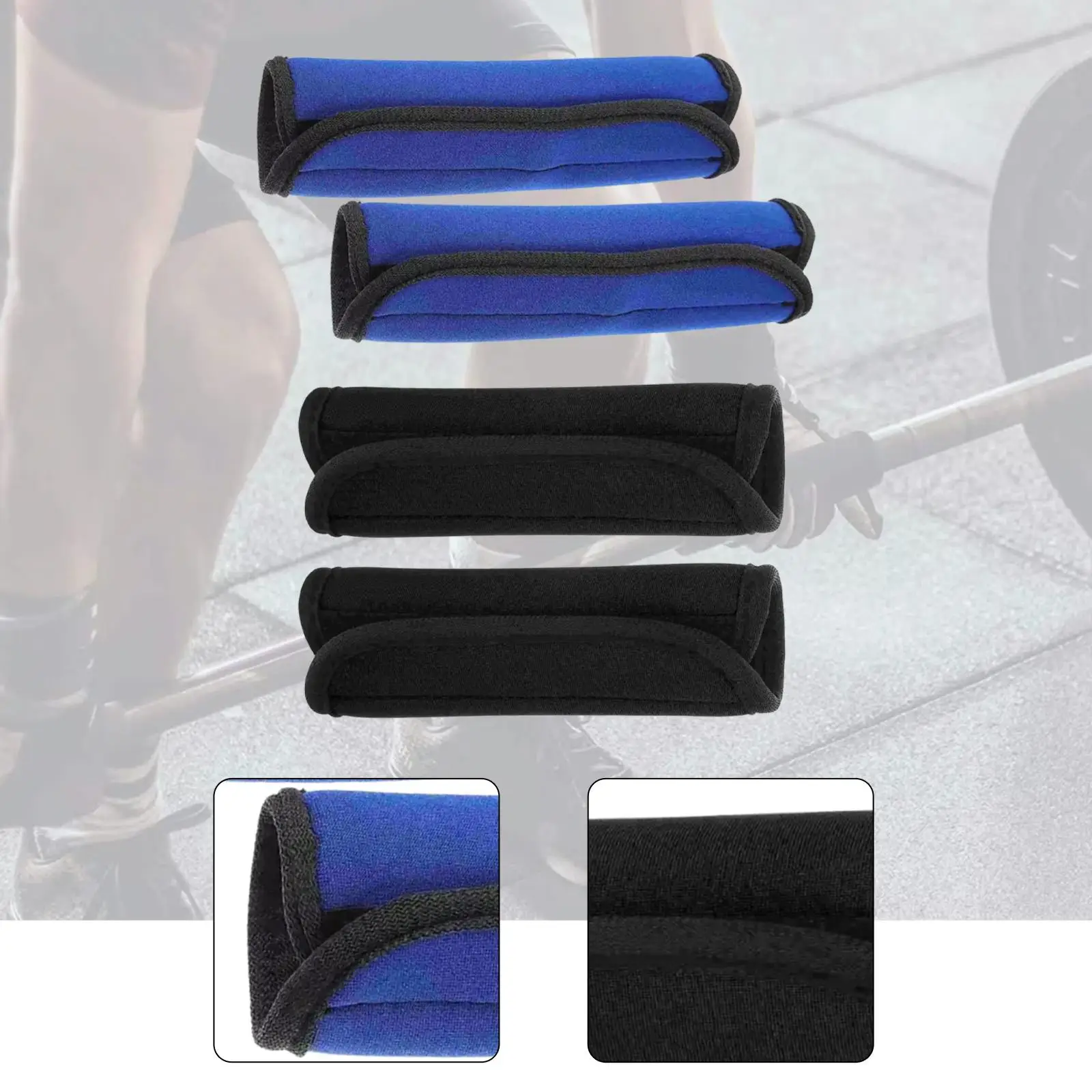 2x Pull up Bar Cushion Grips Cover Pads Easy to Use Anti Slip Travel Accessories