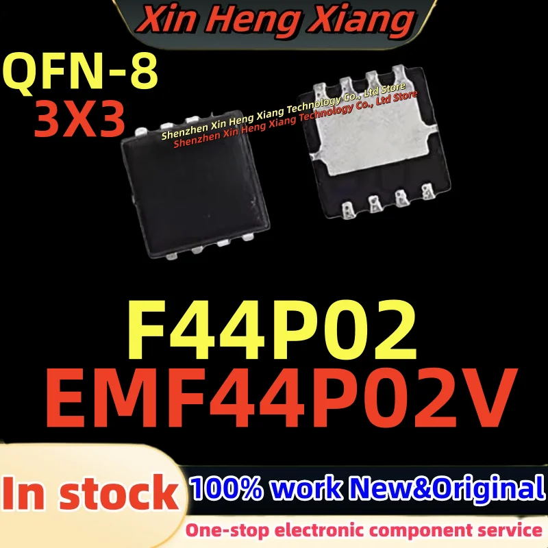 

(10pcs) 100%new F44P02 F44 P02 EMF44P02V EMF44P02 QFN-8