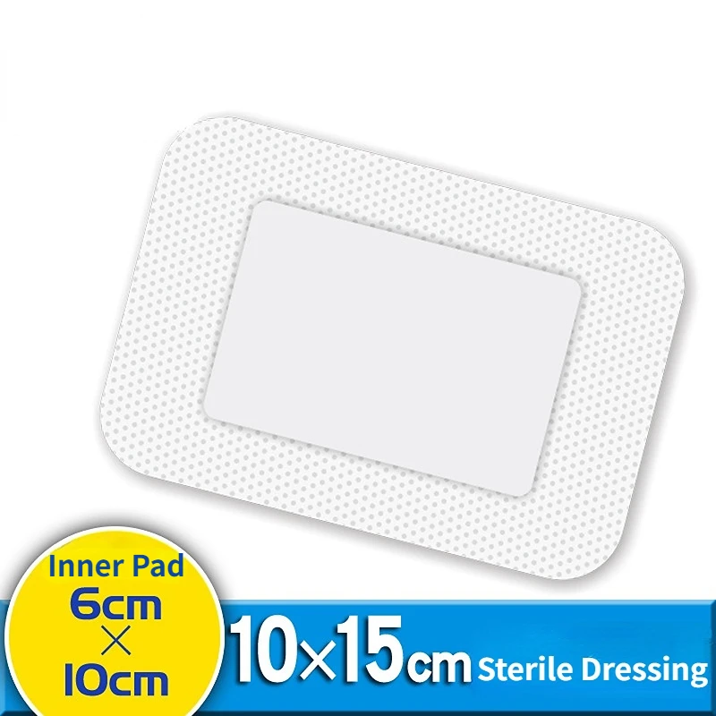 

5 Sheets 10*15cm Skin Dressing Patch Self-adhesive Wound Plaster Breathable Band Aid Adhesive Bandages Dressing