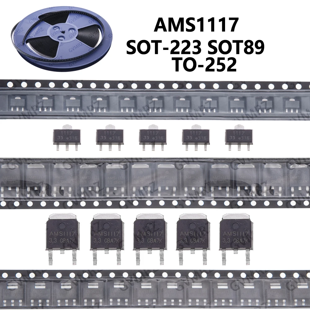 Ams1117 Module - 10/50/1000/2500PCS 2.5V 3.3V 5.0V AMS1117 SMD