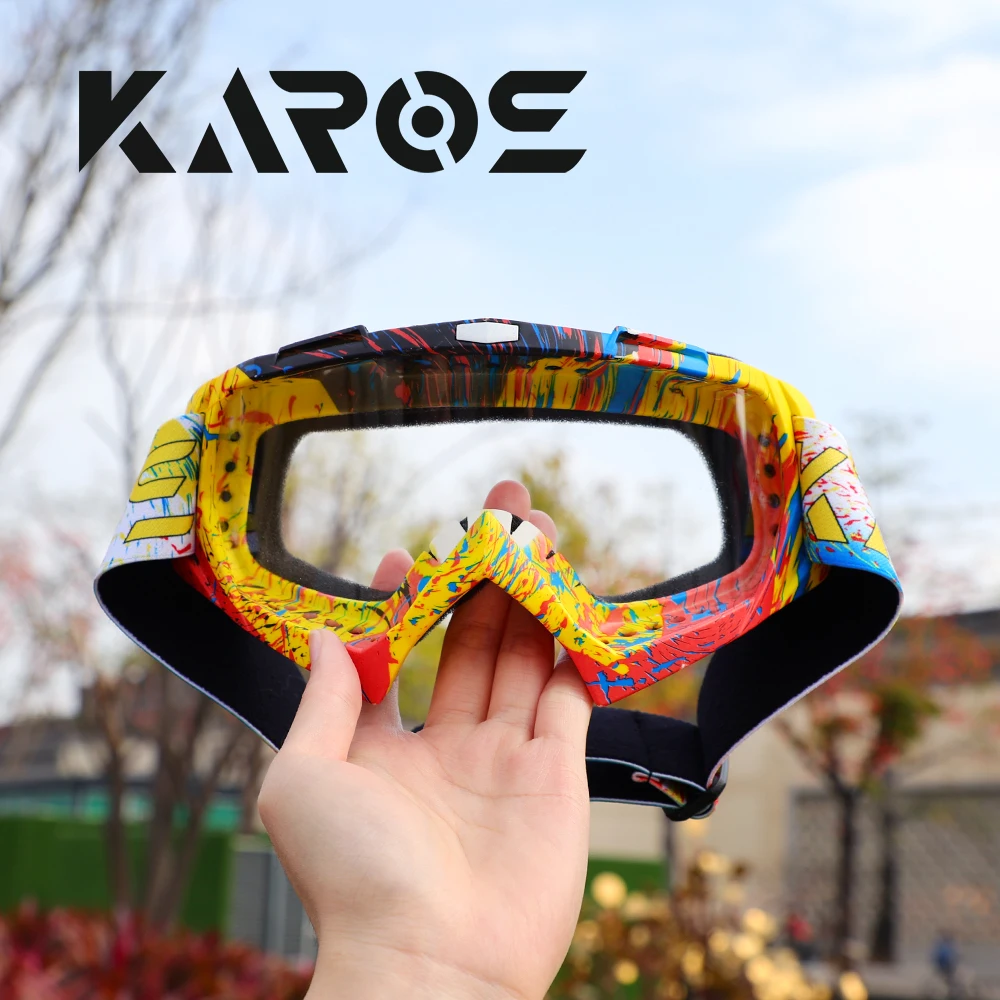 Protective Glasses Motorcycle Helmet Outdoor Sports Windproof Dustproof Eye Glasses Ski Snowboard Goggles Motocross Riot Control