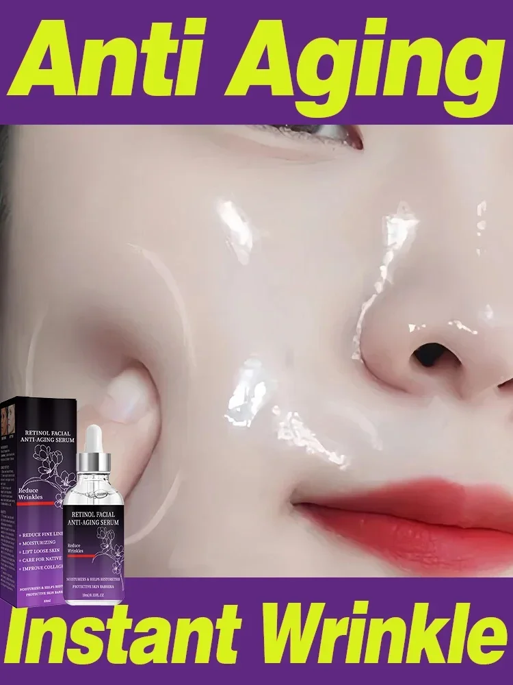 Anti Wrinkle Facial Serum Aging Remove Wrinkles Fade Fine Lines Firming Tightening Face Serum Korea Cosmetic Skin Care