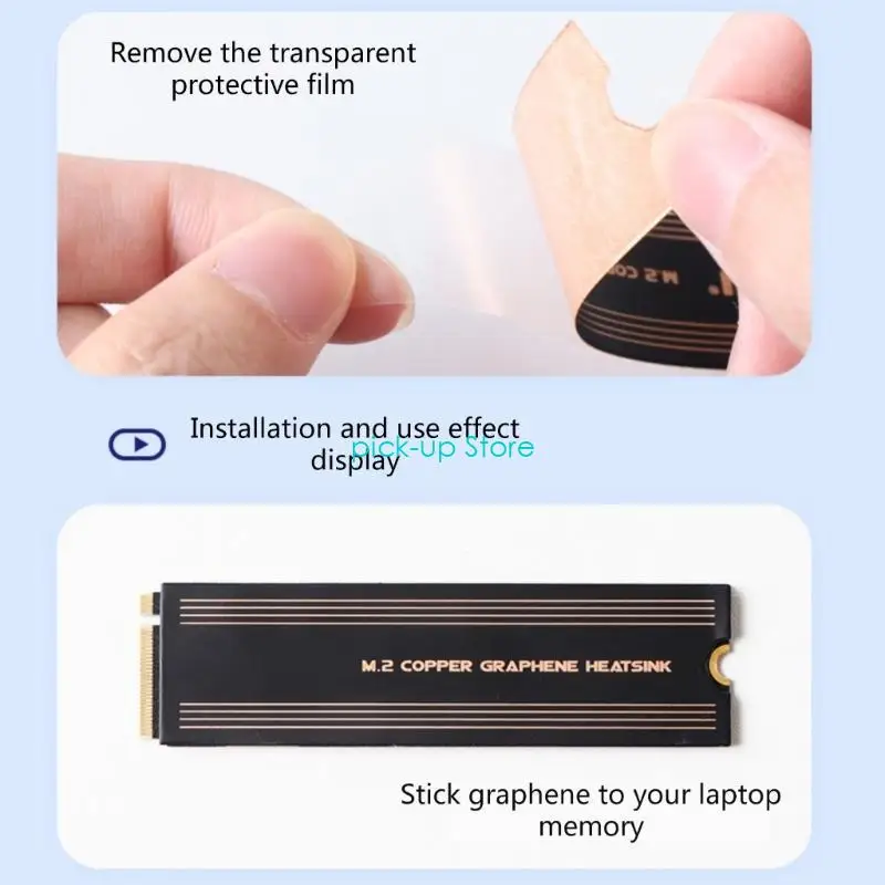 Q5WA COPPER HAFT PAD PAD PAD BOOD Card Card Card Cradiator NVME SSD Cooler Pads