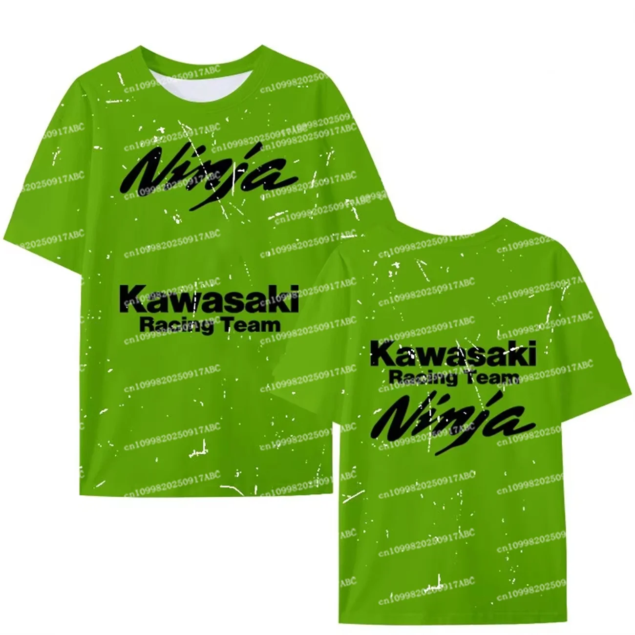 

（Kawasaki ）Men Tshirt Kawasaki Tshirt Motorcycle Short-sleeved T-Shirt For Men Women Racing Fans Cycling Half-sleeved Clothes
