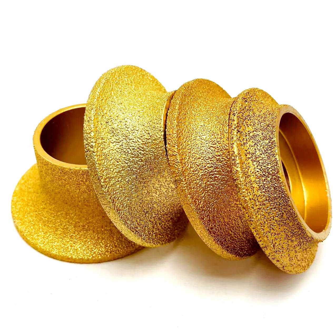 74mm*20 Brazing Diamonds Marble Edging Discs Angle Grinder Grinding Wheel 1/4 Round Hand Profile Wheel