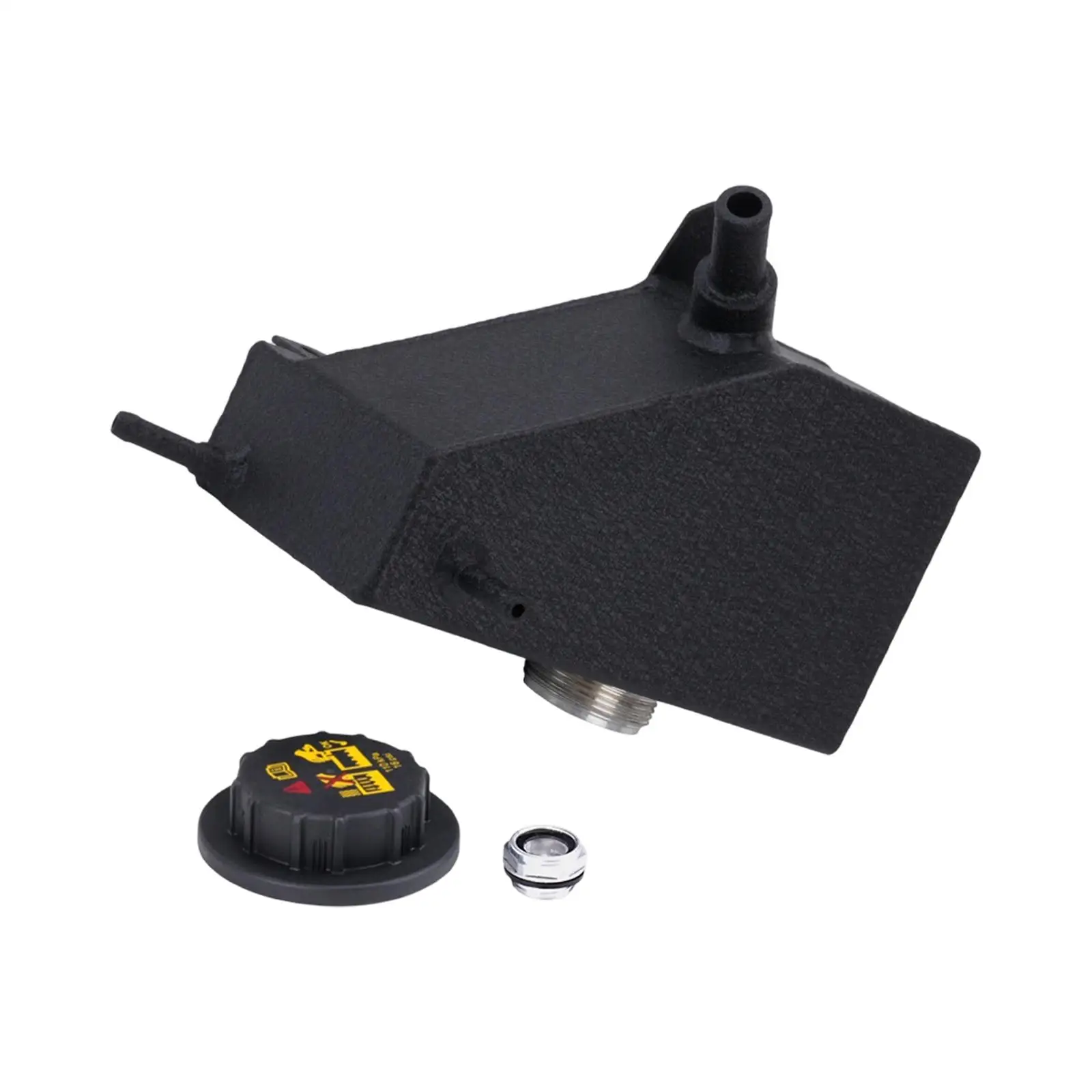 Radiator Overflow Tank Aluminum Expansion Reservoir for Mustang 5th 3.7 Car Cooling System Part