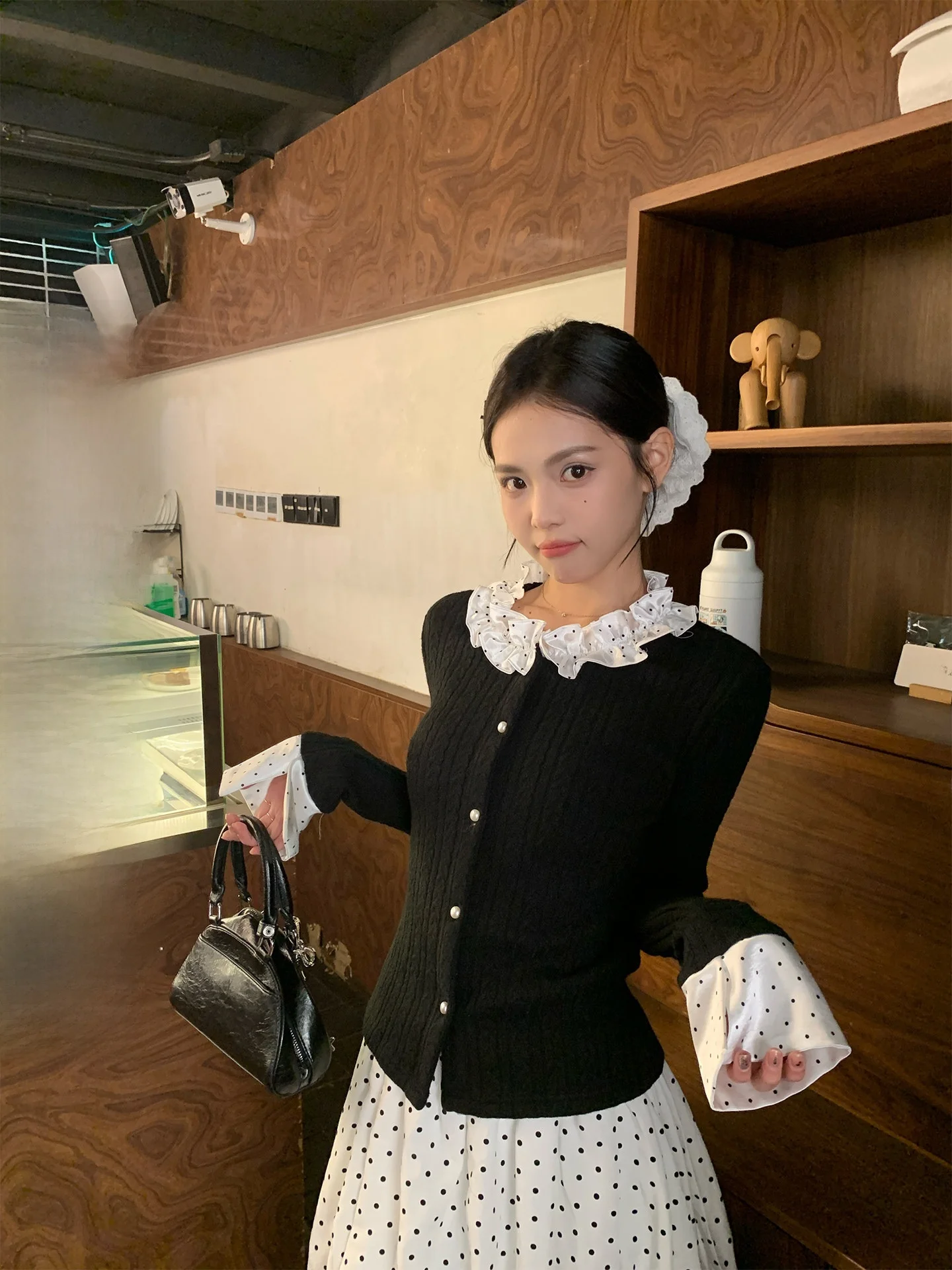 

Bla Slim Fit Knitted Sweater Cardigan Women's Spring New Unique Miu Sle Top Quali Korean Sle Commute Wind Regular Sve