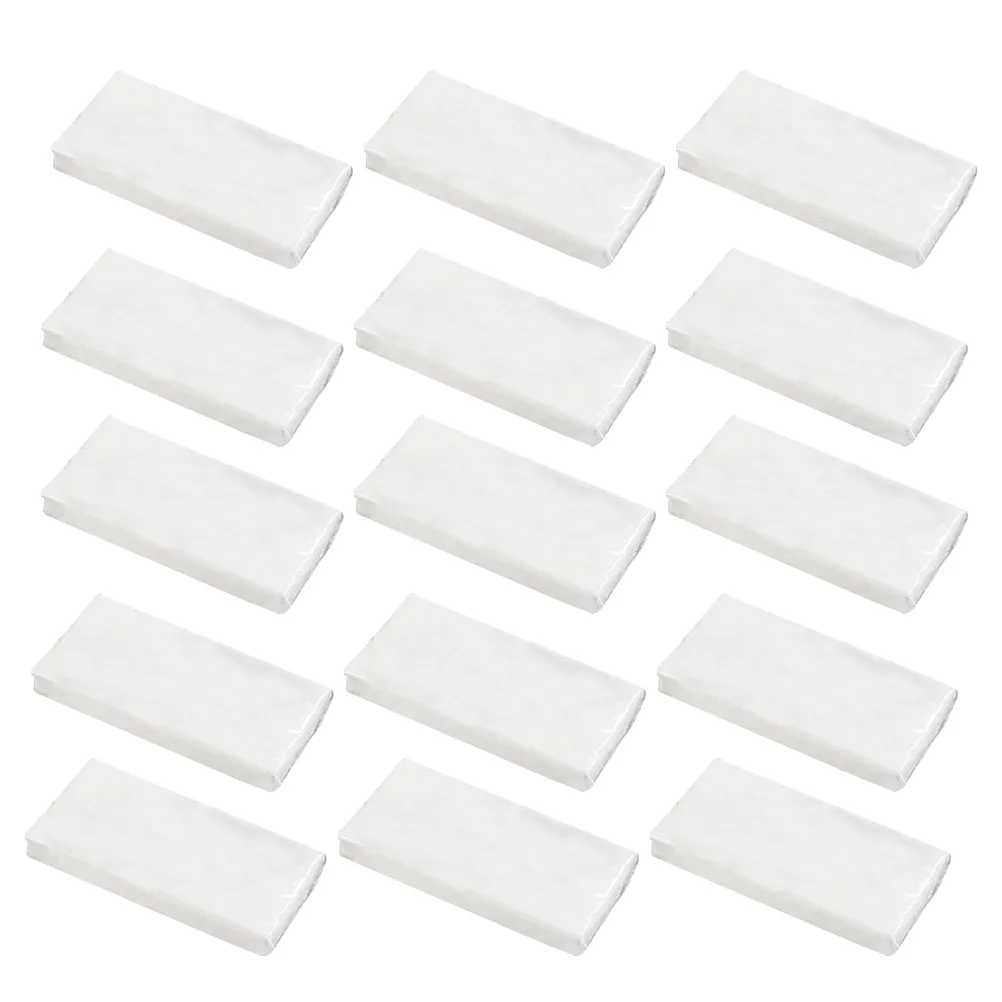 

15pcs Refills Facial Tissues For Vehicle Napkin Tissue Paper For Hotel Holder Hotel Restaurant Travel Use Tissue Paper