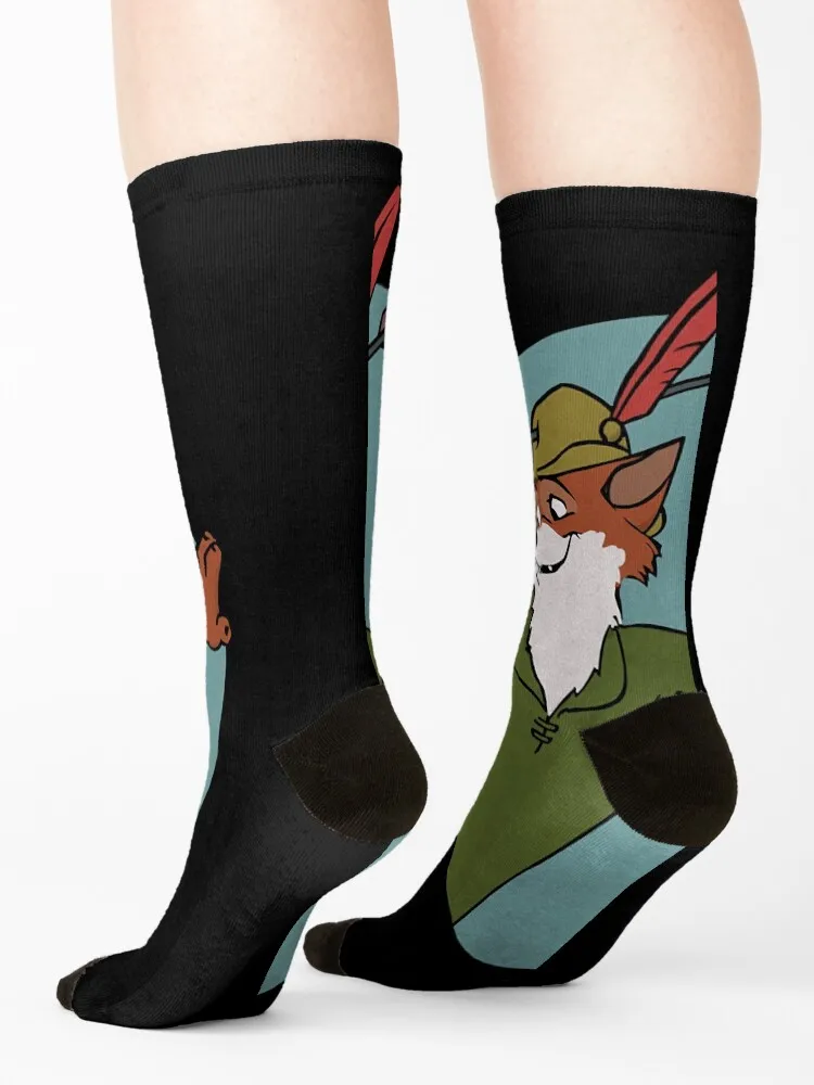 Robin Hood Classic Socks bright garter custom golf funny gifts Socks For Man Women's